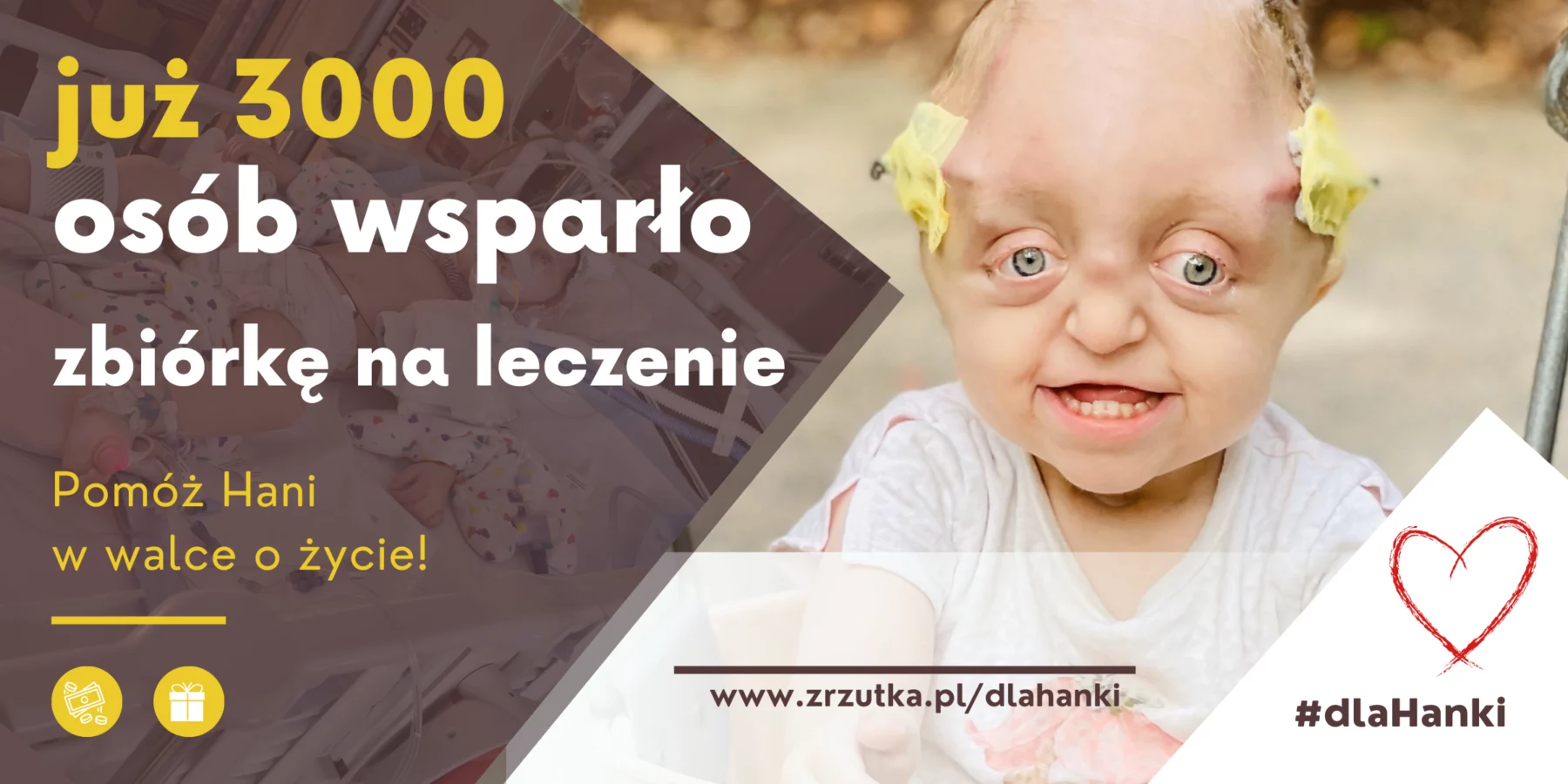 Baner 3000 osób na zbiórce Hani